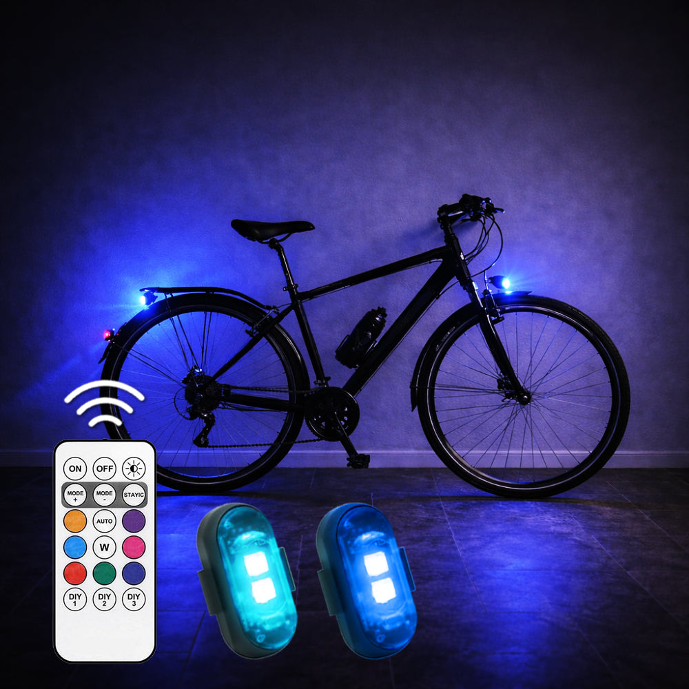 RGB Bicycle Lights for Urban Cycling & Evening Visibility