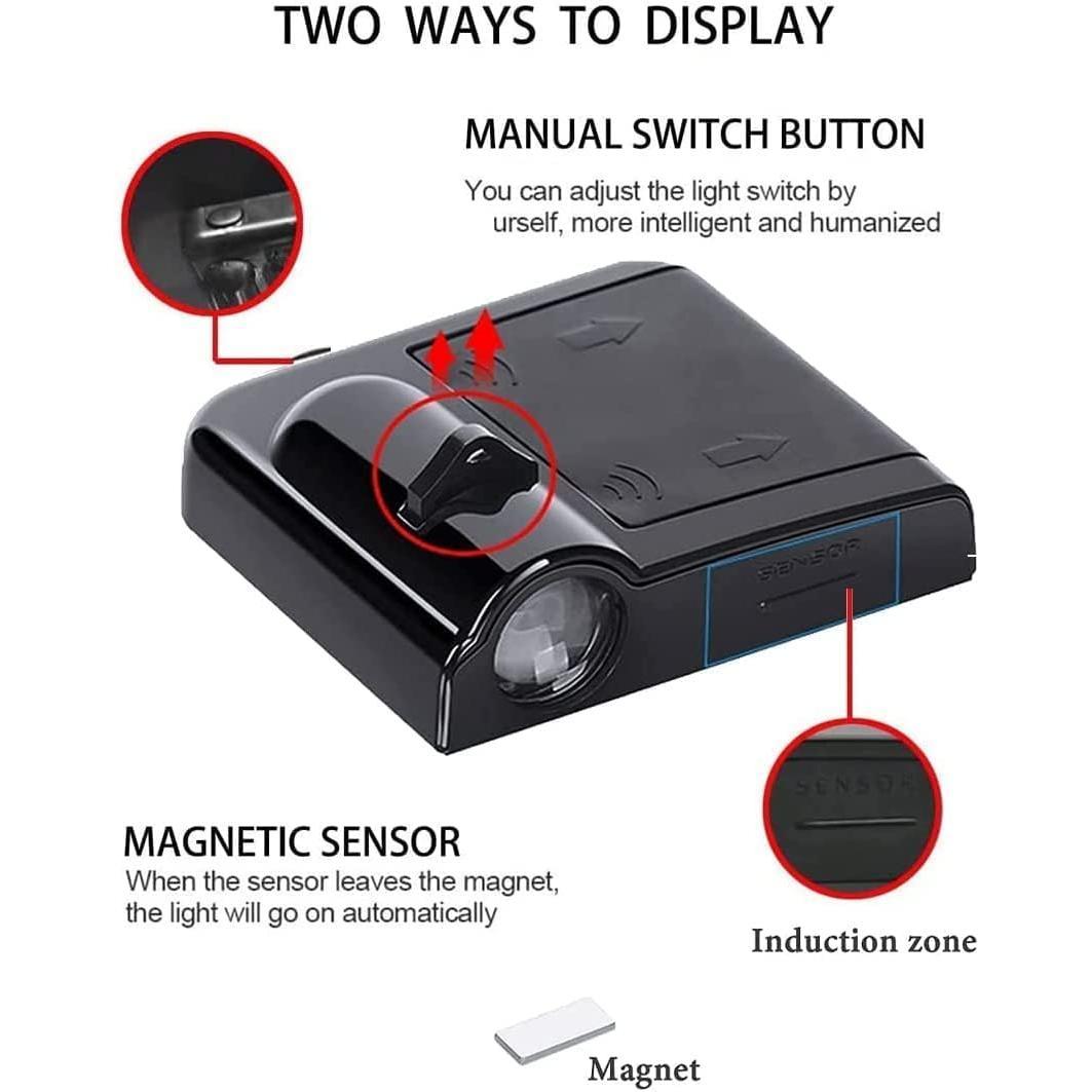 LED Car Puddle Logo Projector Light