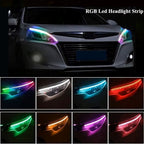 App-Controlled Multicolor LED Headlight Strip