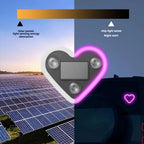 Solar Powered Heart Shape LED Light
