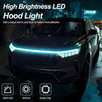 Dynamic Scan Startup Car Hood LED Light Strip