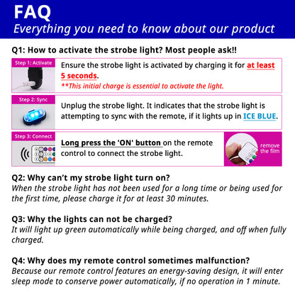 Remote Control Car Footwell Lights, USB Rechargeable RGB LED Light, Waterproof Car Interior Decoration Light, Suitable for Cars, Motorcycles, SUVs, Pickups