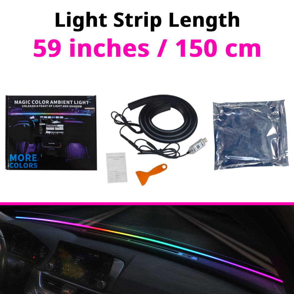 Car Windshield Ambient Light Strip