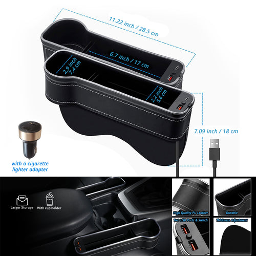 Car Seat Gap Storage Organizer