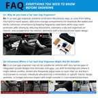 Car Seat Gap Storage Organizer