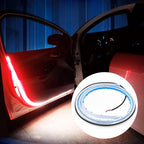 Car door warning light strip adds a bright red edge glow when the door opens in dark parking areas.