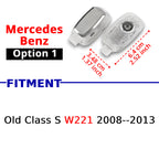 Compatible Mercedes-Benz puddle projector option 1 for selected S-Class W221 models from 2008 to 2013.
