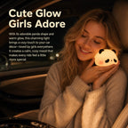 Cozy panda night light as a cute warm-glow gift and bedroom accent