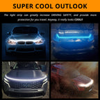 Dynamic hood light strip adds a cooler front-end outlook with bright accent lighting for cars and SUVs.