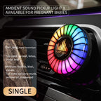 Gulong scent car air freshener refill paired with RGB vent light for a deeper cabin fragrance profile.