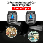 Option 3 Respond to my DM artwork by Ashersmut includes one set of 2 rechargeable car door projector lights.