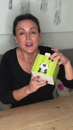 Soccer ball night light video with warm glow for parked car interior decor, match nights, desks, and kids rooms