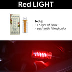 Red USB LED ambient lamp creates a bold warm glow for cabin accents, display corners, and night setups.