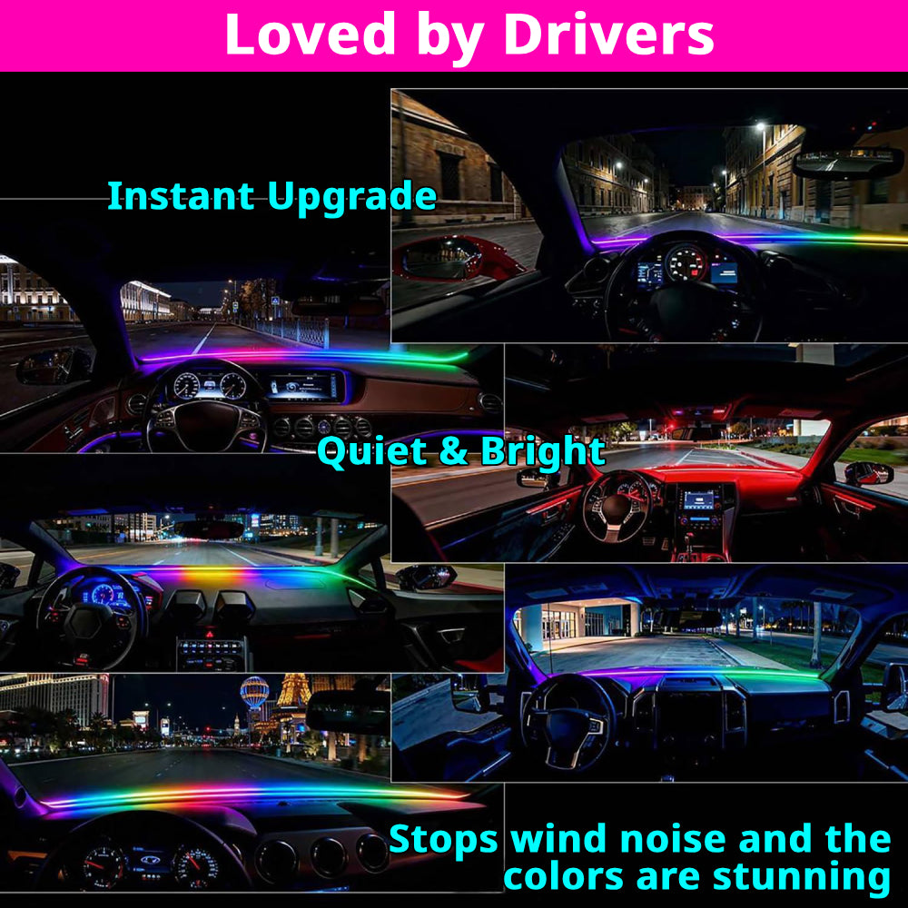 Car Windshield Ambient Light Strip