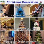 RGB Christmas lights add colorful accent glow for indoor holiday decor, party corners, and New Year setups.