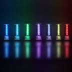 RGB USB mood lights in multiple colors for choosing a soft glow that matches your car, desk, or room setup.