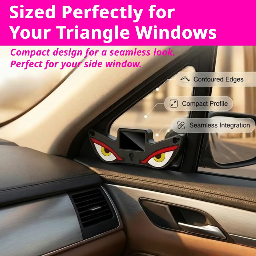 Solar Devil Eyes light fits many rear triangle windows with a compact design made for side and rear glass placement.