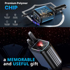 Starry LED car charger with internal chip design makes a useful gift for drivers who like tidy tech and cabin glow.