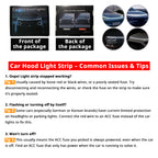 Truck hood LED light strip common tips cover loose wires, current-limited circuits, and choosing the right ACC fuse.