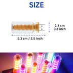 USB LED ambient lamp has a compact 2.5-inch body with a small plug-in design for tight car and desk spaces.