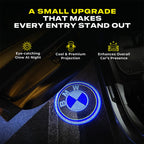 Wireless door logo projector adds a small welcome-light upgrade that makes evening door openings stand out.